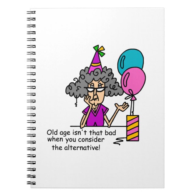 Birthday Alternative Humor Notebook (Front)