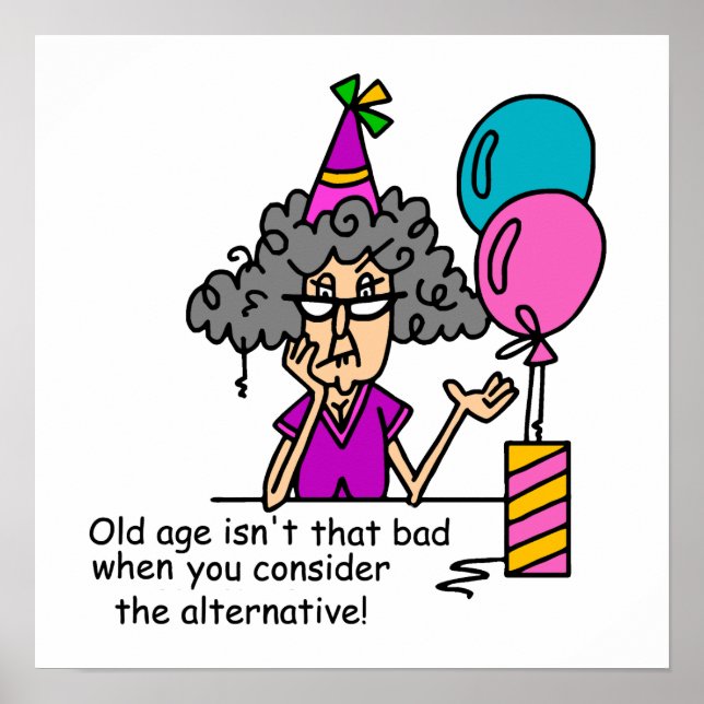 Birthday Alternative Humor Poster (Front)