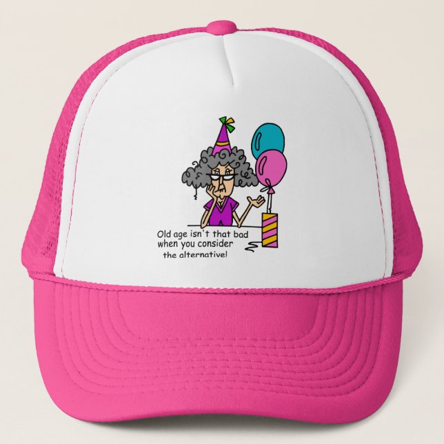 Birthday Alternative Humor Trucker Hat (Front)