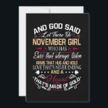 Birthday | And God Said Let There Be November Girl Save The Date<br><div class="desc">Birthday | And God Said Let There Be November Girl</div>