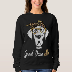 Birthday and Mother's day Gift - Great Dane Mom Sweatshirt