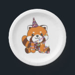 Birthday Animal Cute Red Panda Kids Birthday Party Paper Plates<br><div class="desc">A cute Birthday Red Panda for your child's Birthday Party. This little Red Panda is perfect for Kids who loves Red Pandas. With this cute Animal the next Birthday Party become special.</div>
