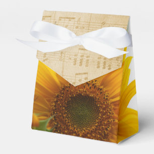 Birthday Anniversary Sunflower Favor Box