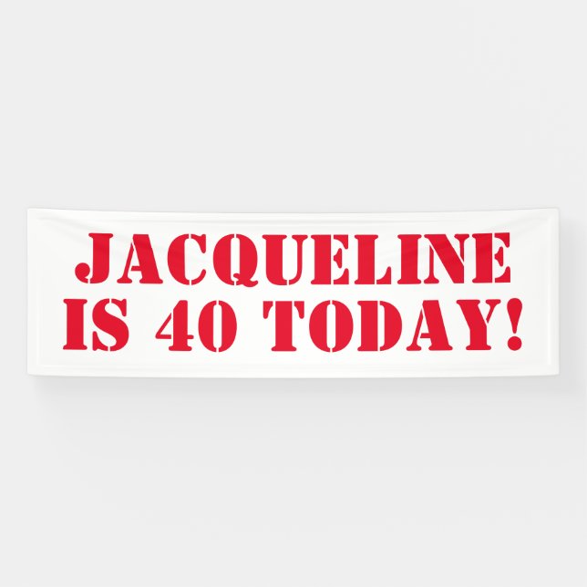 Birthday Announcement Banner (Horizontal)