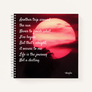 Birthday - Another Trip Around the Sun Notebook
