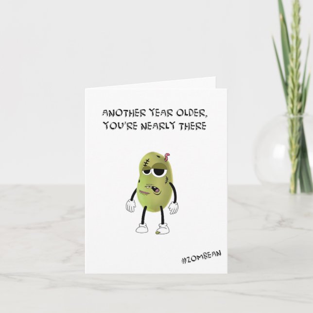 Birthday - Another year older, you're nearly there Card (Front)