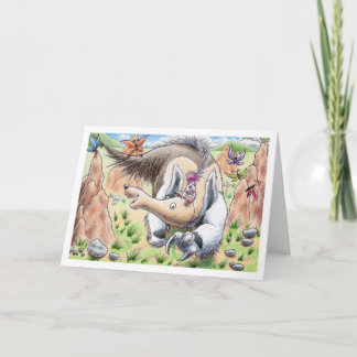 Birthday Anteater Card