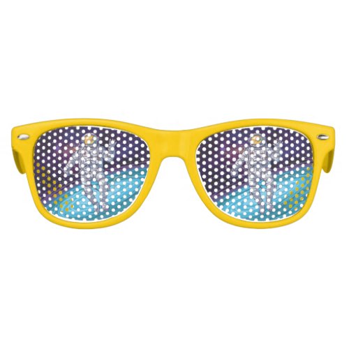 Birthday Astronaut in Space with Stars  Galaxy Kids Sunglasses