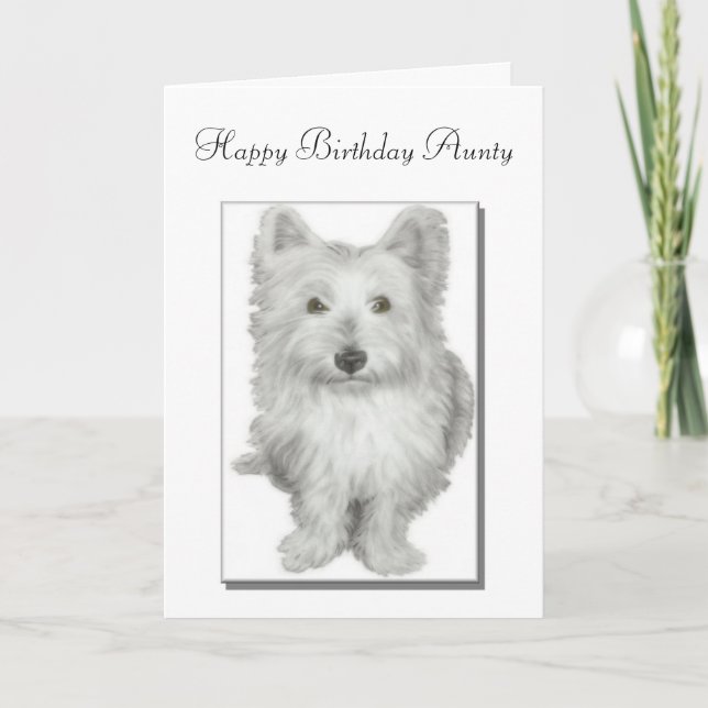 Birthday Aunty card (Front)