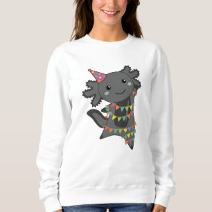 Birthday Axolotl Garland Sweatshirt