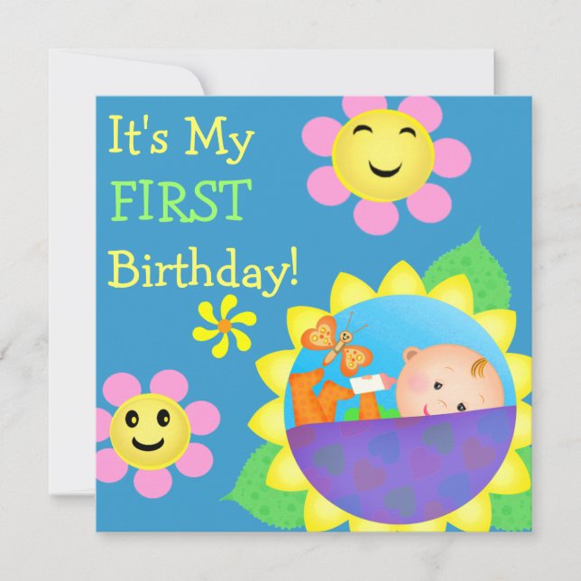Birthday Baby Custom Invitation (Front)