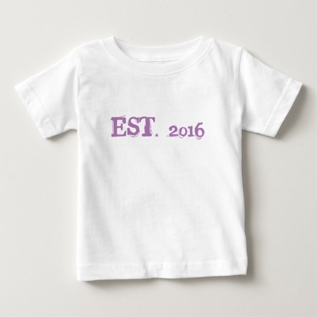Birthday Baby Fine Jersey T-Shirt, White T-Shirt (Front)