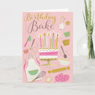 Birthday Bake Folded Card