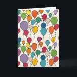 Birthday Balloon Watercolor Blank Greeting Card<br><div class="desc">Send some celebratory vibes with this creative blank greeting card. Featuring a colorful, watercolor-inspired design, this card is perfect for any occasion—birthdays, thank-yous, thinking of you, or just because. The inside is blank, giving you the flexibility to make it truly personal. Whether you're sharing a heartfelt message, a quick note,...</div>