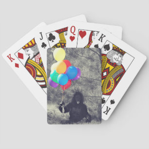 birthday balloons ape poker cards