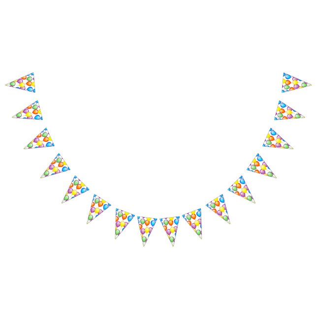 Birthday Balloons Banner Flags (All)