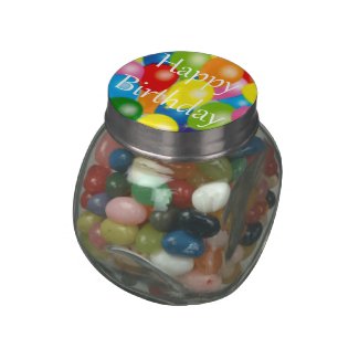 Birthday Balloons Candy Tin