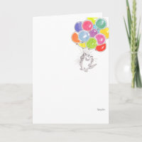 BIRTHDAY BALLOONS CARD