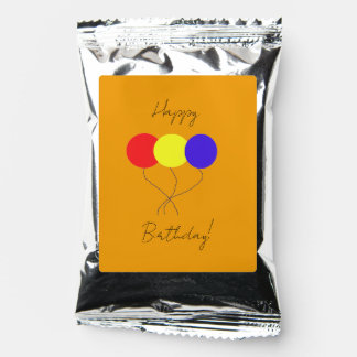 Birthday Balloons Coffee Drink Mix