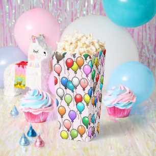 Birthday Balloons Favor Boxes