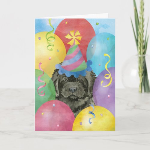 Birthday Balloons Newfoundland Card