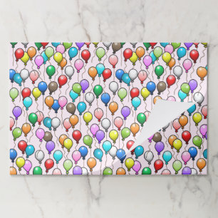 Birthday Balloons Paper Pad