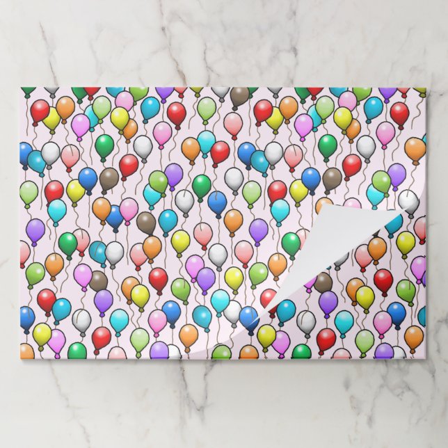 Birthday Balloons Paper Pad (Folded)