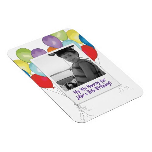 Birthday Balloons Photo magnet