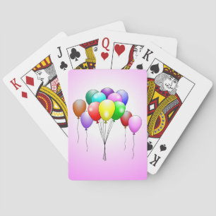 Birthday Balloons Playing Cards