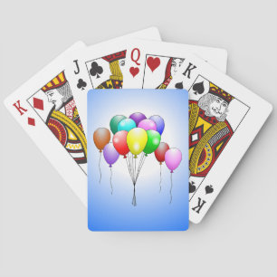 Birthday Balloons Playing Cards