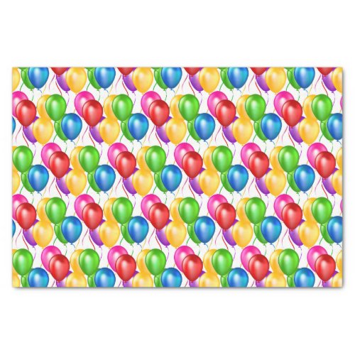 Birthday Balloons Tissue Paper