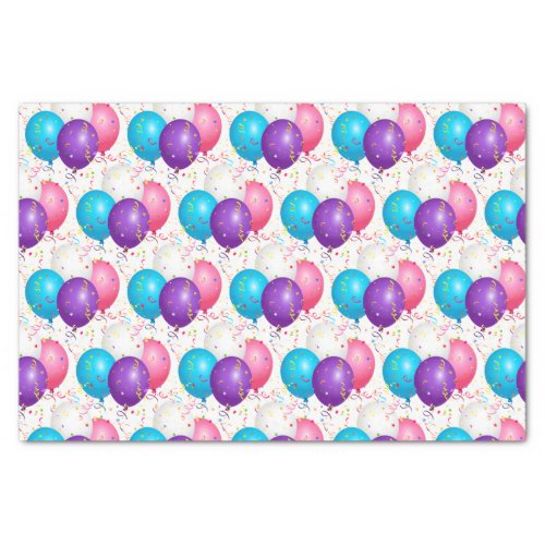 Birthday Balloons Tissue Paper