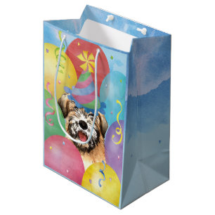 Birthday Balloons Wheaten Terrier Gift Bag