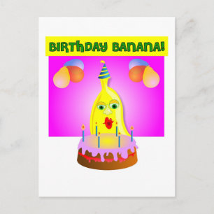 Birthday Banana Postcard
