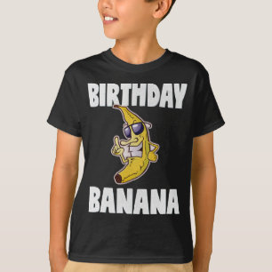 Birthday Banana Vintage Bday Bananas Party Fruit T-Shirt