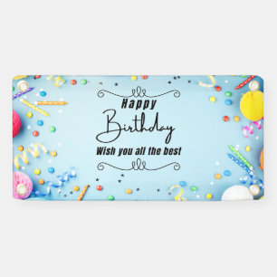 Birthday Banners - Printable Happy BirthdayBanner