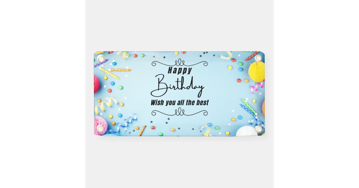 Birthday Banners Printable Happy BirthdayBanner Zazzle Birthday Banners Printable Happy BirthdayBanner Zazzle