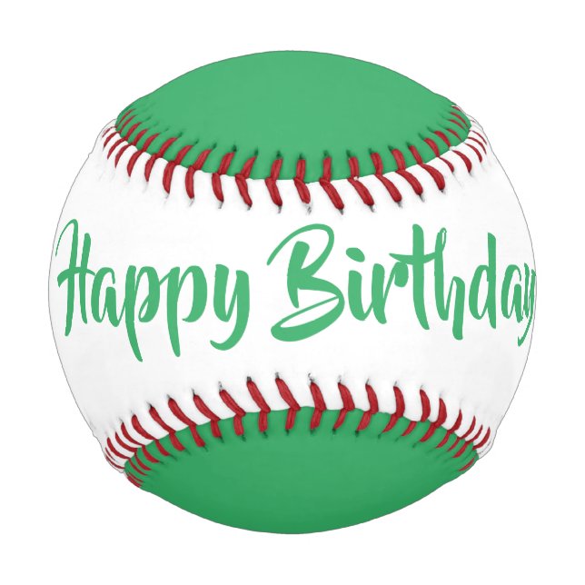Birthday baseball by dalDesignNZ (Back)
