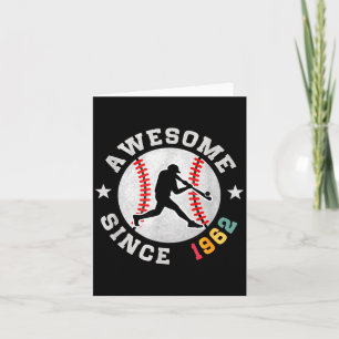 Birthday Baseball Lover Gift 64 Years Old Awesome  Card