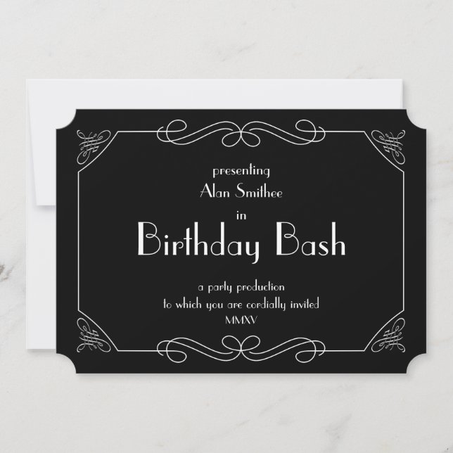 Birthday Bash Invitation (Front)
