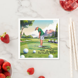 Birthday Bash on the Green Napkins