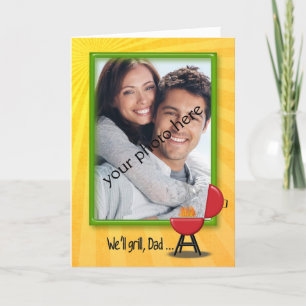 Birthday BBQ for Dad Card