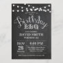 Birthday BBQ Invitation 60th Birthday Chalkboard