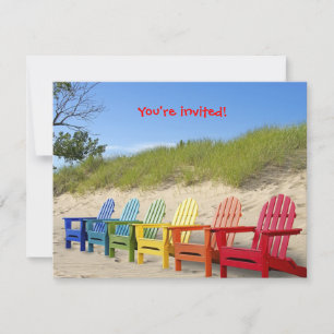 Birthday Beach Party Invitation