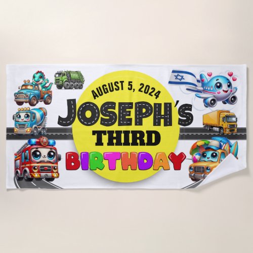 Birthday Beach Towel