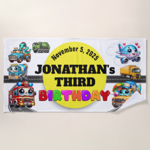 Birthday Beach Towel
