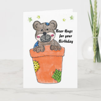 Birthday Bear Hugs Card