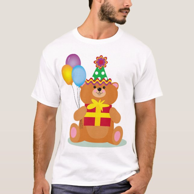 Birthday Bear T-Shirt (Front)