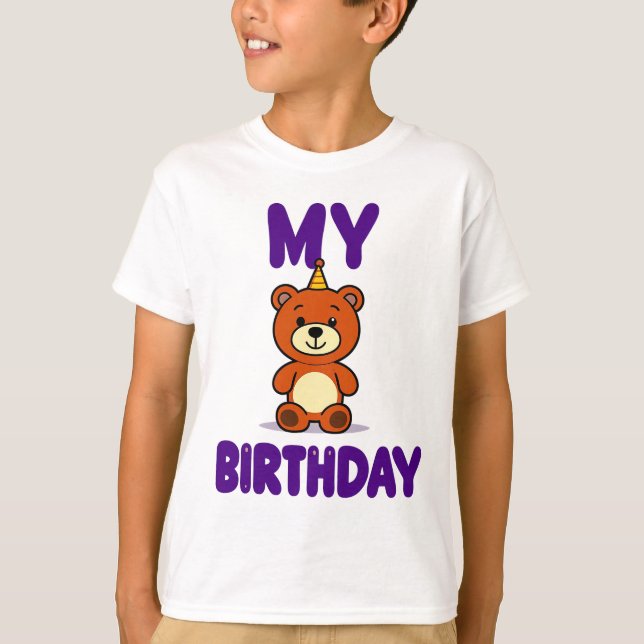 Birthday Bear T-Shirt (Front)