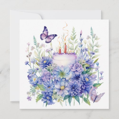 Birthday Beauty Enchanted Garden Birthday Card